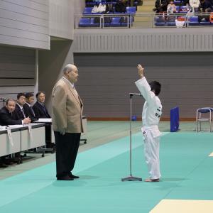 吉岡杯争奪柔道選手宣誓