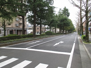 舗装補修工事後の市道徳山停車場線