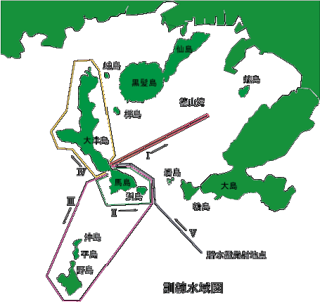 訓練水域図