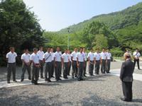 盛岡大学附属高等学校野球部見学の様子5