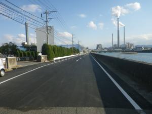 改修後の富田川東岸線