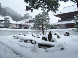 漢陽寺　雪景色