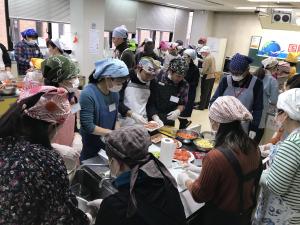 料理作りの様子