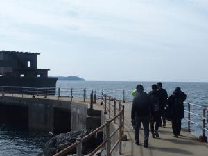 大津島にて、回天記念館やトンネルなど回りました。
