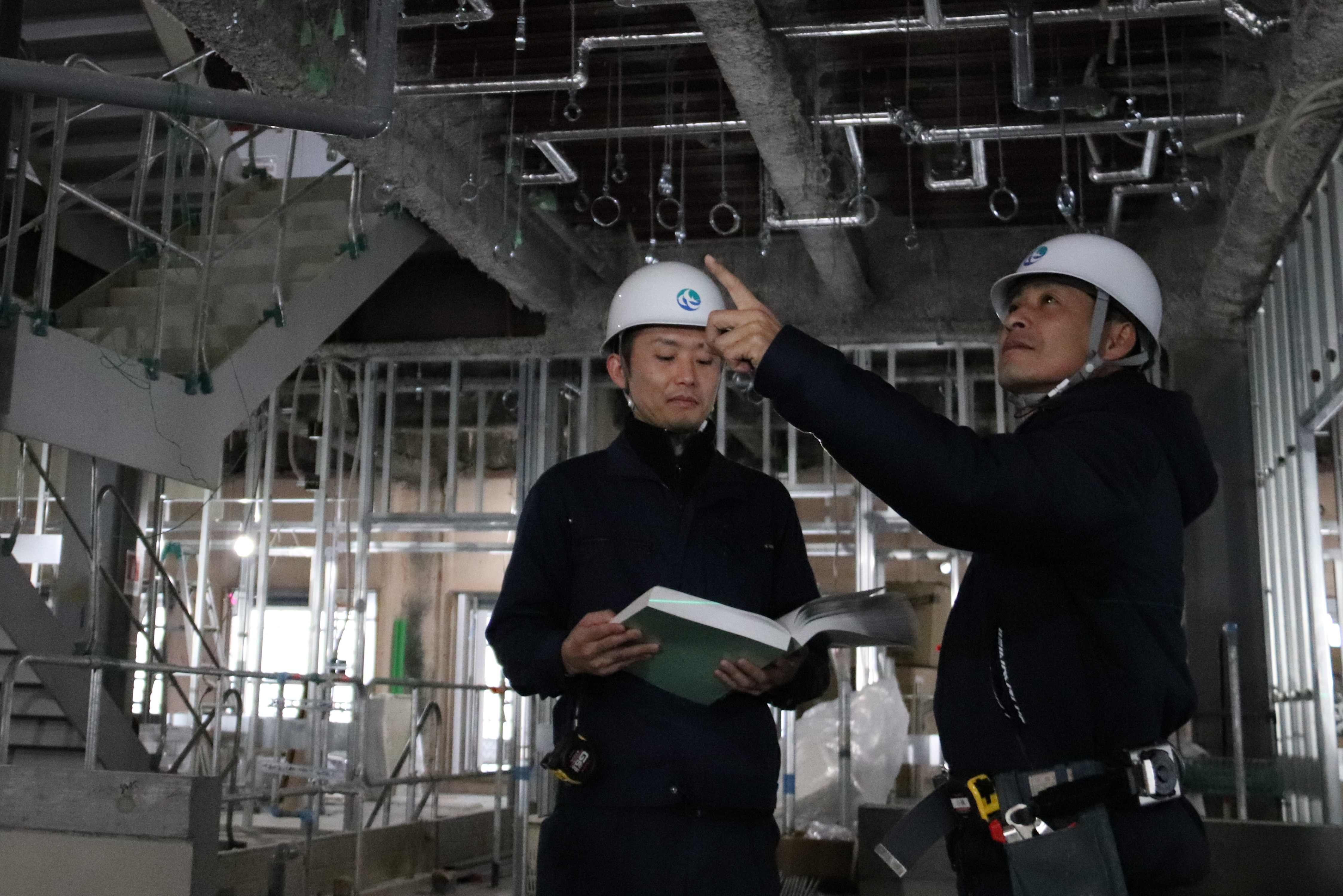 担当する建物内の検査をしています