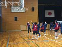 徳山高校での授業参加（体育）