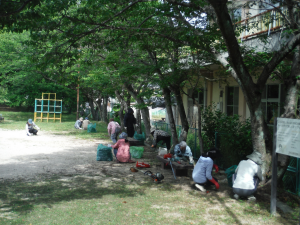 愛護会の活動風景