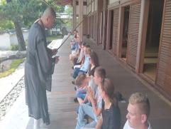 漢陽寺で座禅体験