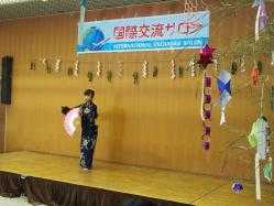 七夕まつり文化交流会（日本舞踊）