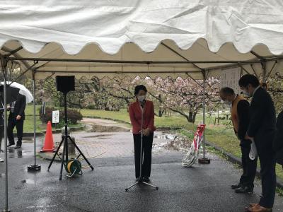 桜の森植樹式 