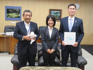 寺田空詩選手表敬訪問