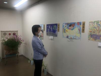 子どもたちの絵画展