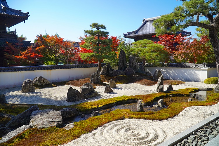 漢陽寺の庭園