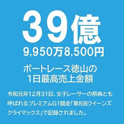 ボートレース徳山最高売上金額