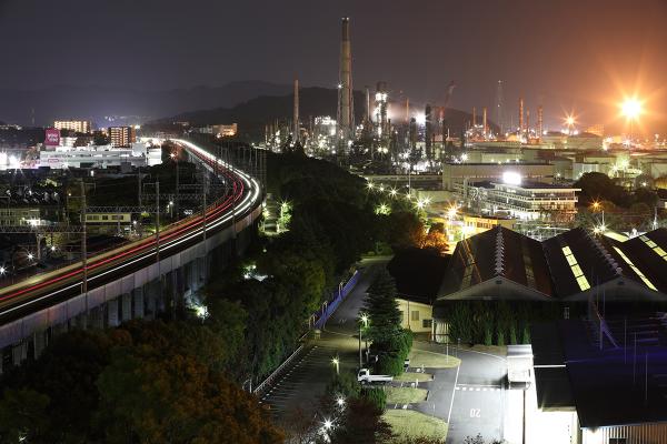 特等席の工場夜景