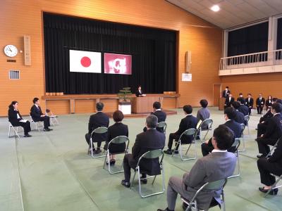 東部高等産業技術学校修了式