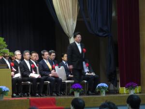 周南公立大学卒業式来賓紹介