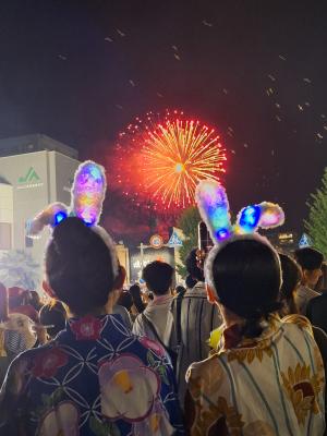 駅前花火