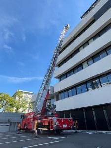 避難訓練の様子