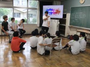 周陽中学校 話し合い