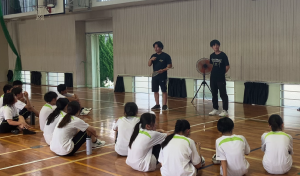 周陽中学校 バドミントン