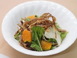 ごぼうとかぼちゃのサラダ