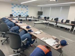 シェイクアウトの様子