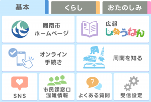 リッチメニュー「基本」