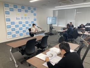 当初予算記者発表