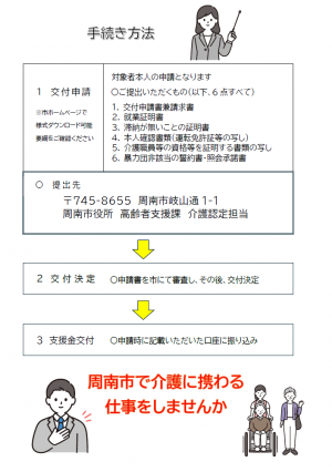 介護職員等就労支援金チラシ 裏