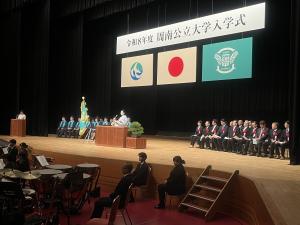 式辞の様子