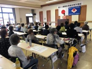 挨拶の様子