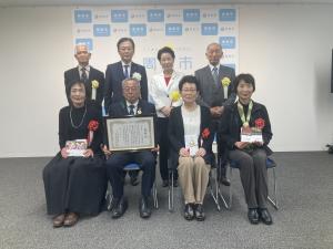 受賞者との記念撮影