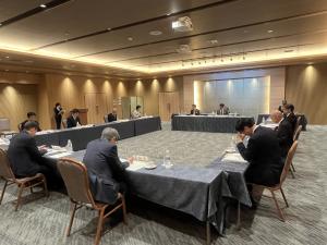 4月定例山口県市長会議の様子