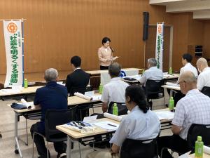 市長挨拶の様子