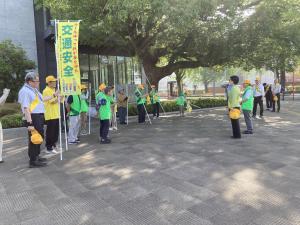 立哨時の市長挨拶