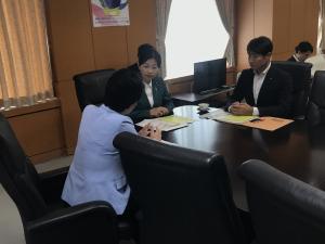 内容を説明する様子