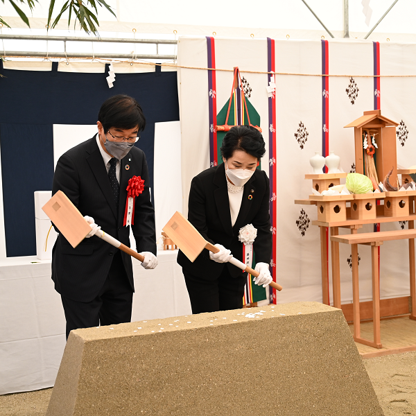 安全祈願祭の様子